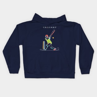 Cricket Sport Kids Hoodie